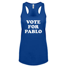 Racerback Vote for Pablo Womens Tank Top