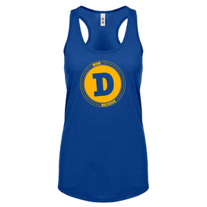 DOGECOIN Womens Racerback Tank Top