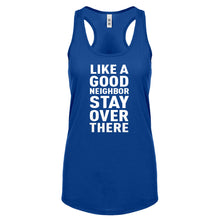 Like a Good Neighbor Womens Racerback Tank Top