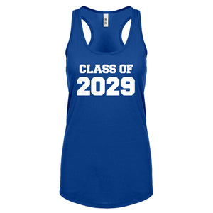 Class of 2029 Womens Racerback Tank Top
