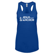 Racerback Jesus is My Anchor Womens Tank Top