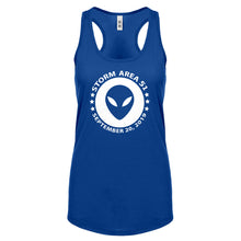 Storming Area 51 Womens Racerback Tank Top
