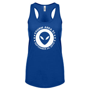 Storming Area 51 Womens Racerback Tank Top
