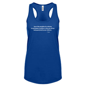 Governed by your Inferiors Womens Racerback Tank Top
