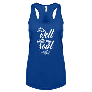 Racerback It is Well with My Soul Womens Tank Top