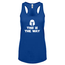 This is the Way Womens Racerback Tank Top