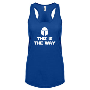 This is the Way Womens Racerback Tank Top
