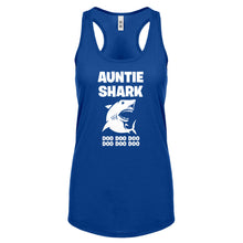 Auntie Shark Womens Racerback Tank Top