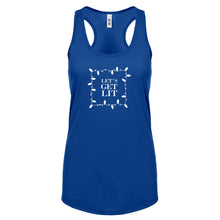 Lets Get Lit Womens Racerback Tank Top