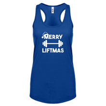 Merry Liftmas Womens Racerback Tank Top