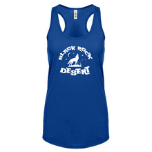 Black Rock Desert Womens Racerback Tank Top