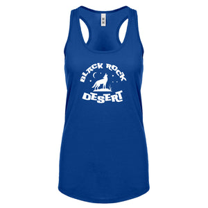 Black Rock Desert Womens Racerback Tank Top