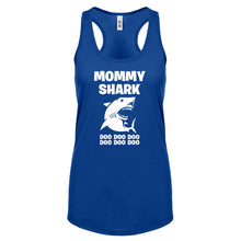Mommy Shark Womens Racerback Tank Top