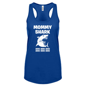 Mommy Shark Womens Racerback Tank Top