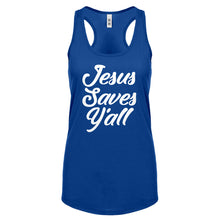 Jesus Saves Yall Womens Racerback Tank Top