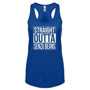 Straight Outta Senzu Beans Womens Racerback Tank Top