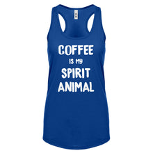 Coffee is my Spirit Animal Womens Racerback Tank Top