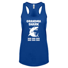 Grandma Shark Womens Racerback Tank Top