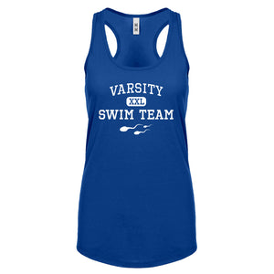 Varsity Swim Team Womens Racerback Tank Top