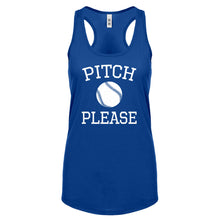 Racerback Pitch Please Womens Tank Top