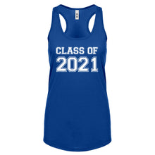 Racerback Class of 2021 Womens Tank Top