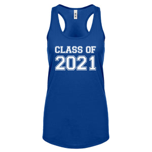 Racerback Class of 2021 Womens Tank Top