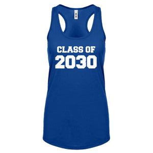 Class of 2030 Womens Racerback Tank Top