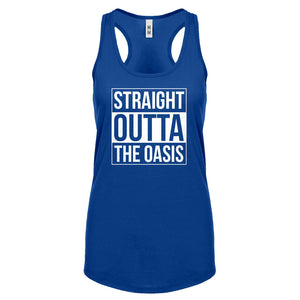 Racerback Straight Outta the Oasis Womens Tank Top