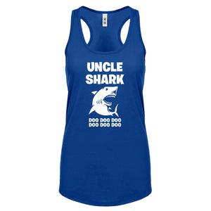 Uncle Shark Womens Racerback Tank Top