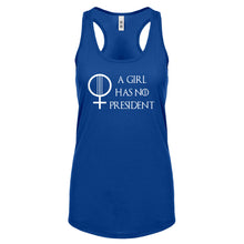 Racerback A Girl Has No President Womens Tank Top
