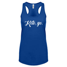 Racerback Keto, Yo Womens Tank Top