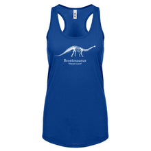 Racerback Brontosaurus Womens Tank Top