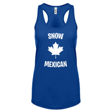 Snow Mexican Womens Racerback Tank Top