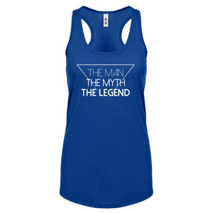 The Man the Myth the Legend Womens Racerback Tank Top