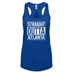 Straight Outta Atlanta Womens Racerback Tank Top