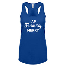 Freaking Merry Womens Racerback Tank Top