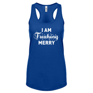 Freaking Merry Womens Racerback Tank Top