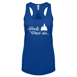 Racerback Shady Pines Ma Womens Tank Top