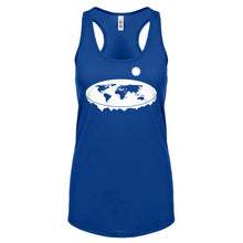 Racerback Flat Earth Womens Tank Top