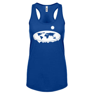 Racerback Flat Earth Womens Tank Top
