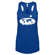 Racerback Flat Earth Womens Tank Top