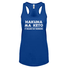 Racerback Hakuna Ma Keto Womens Tank Top