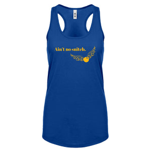 Racerback Ain't No Snitch Womens Tank Top