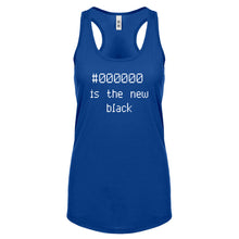 Racerback 000000 is the new black Womens Tank Top