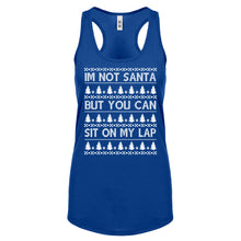 Racerback Im Not Santa Womens Tank Top