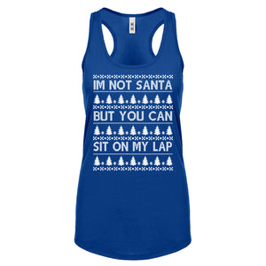 Racerback Im Not Santa Womens Tank Top