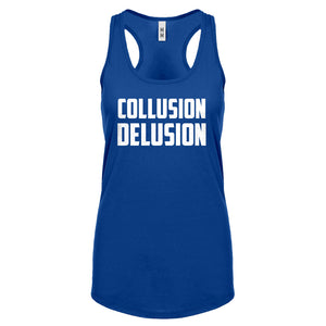 Collusion Delusion Womens Racerback Tank Top