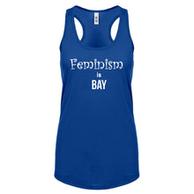Feminism is Bay Womens Racerback Tank Top