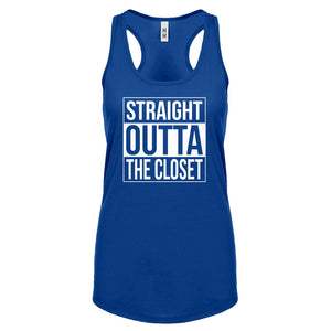 Straight Outta the Closet Womens Racerback Tank Top