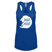 Racerback Smoke Meowt Womens Tank Top